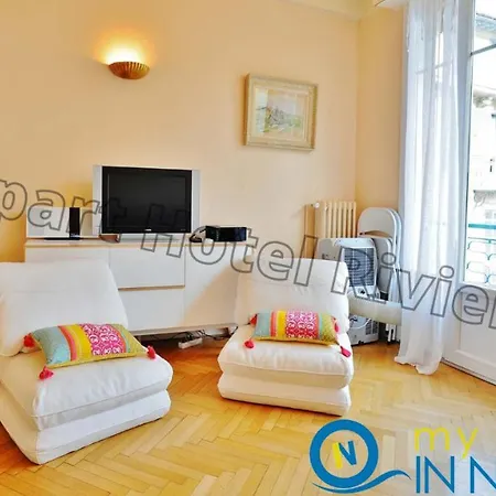 Aparthotel Riviera: Hyper-Central Studio with Sea-View Balcony Nice Exterior photo