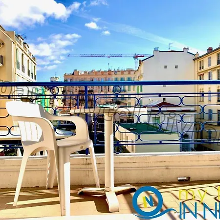 Aparthotel Riviera: Hyper-Central Studio with Sea-View Balcony Nice Exterior photo